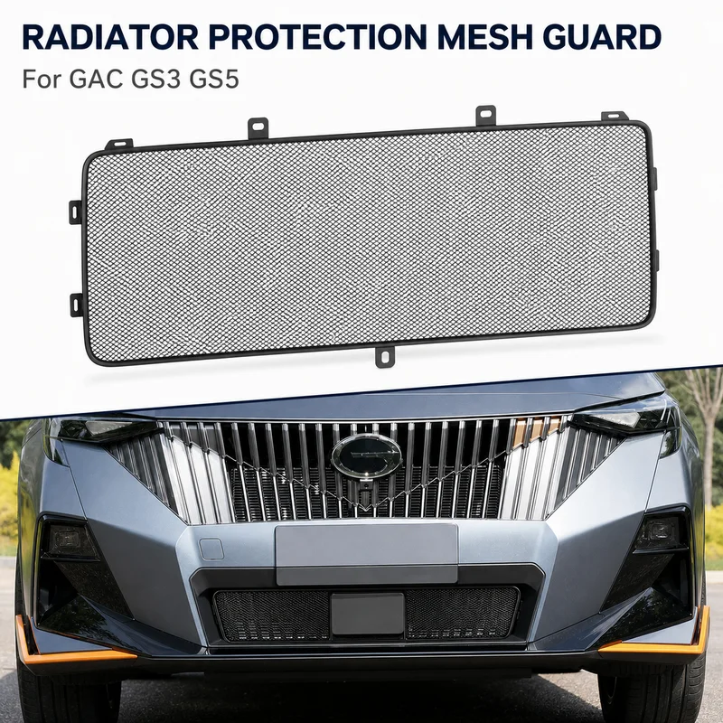 For GAC GS3 GS5 Radiator Protection Mesh Guard Anti-Insect Dust Debris Filter Grille Compatible Auto Parts