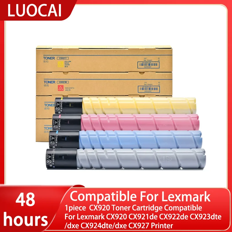 1 шт. CX920 тонер-картридж, совместимый для принтера Lexmark CX920 CX921de CX922de CX923dte/dxe CX924dte/dxe CX927