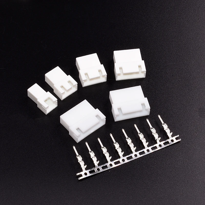 50Pcs XH2.54 TJC3 Female Connector Housing 2.54mm Pitch 2Pin 3P 4P 5P 6P 7P 8P XH Plug Plastic Shell