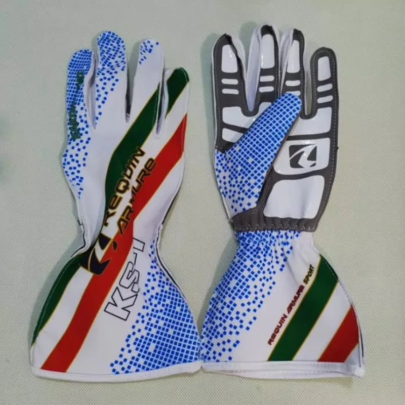 Racing Gloves Silicone Anti-Slip Wear-Resistant for Car Drifting Training Esports Simulator Driving Unisex Adult Bike Riding