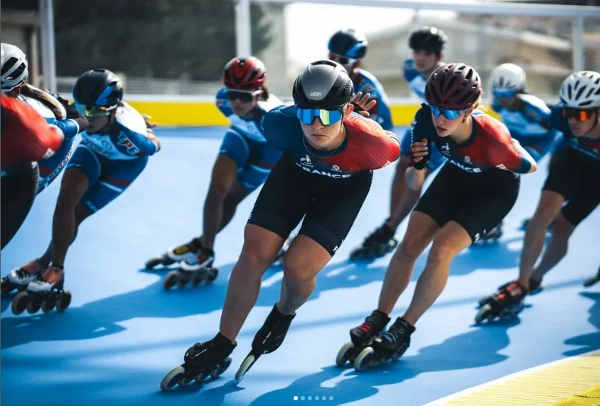 Männer Skate Anzug Skinsuit Skating Racing Speed Kleidung Team Shorts Ärmel Inline Roller Racing Speed Skats Bekleidung