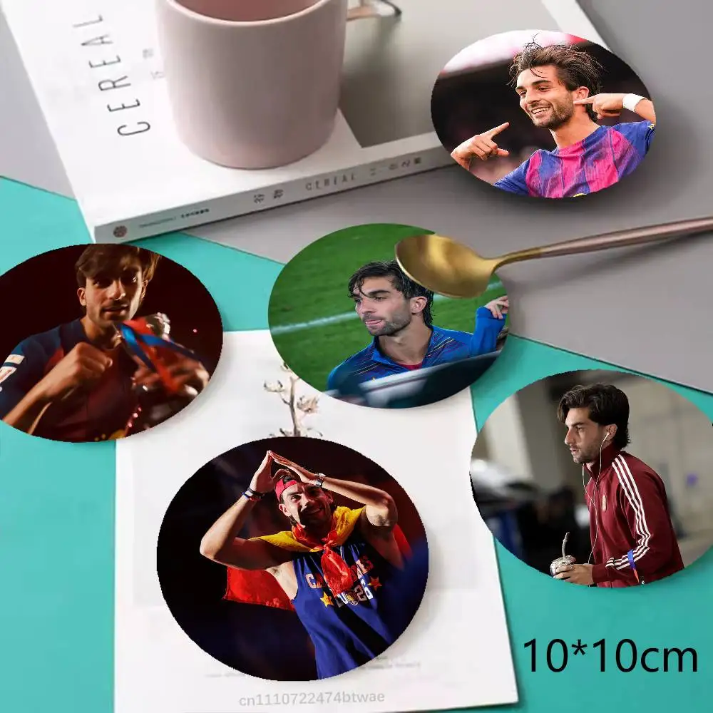 F-Ferran Torres Shark Wooden Coaster Set, A Must-Have For Holiday Parties, Suitable For Bars, Offices , Size 10cm X 10cm