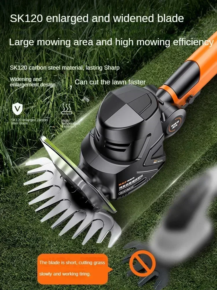 Электроischer Grasschneider для номера bis mittlere Gärten, Handge Android Rasen Aliher mit mehreren Funktionen