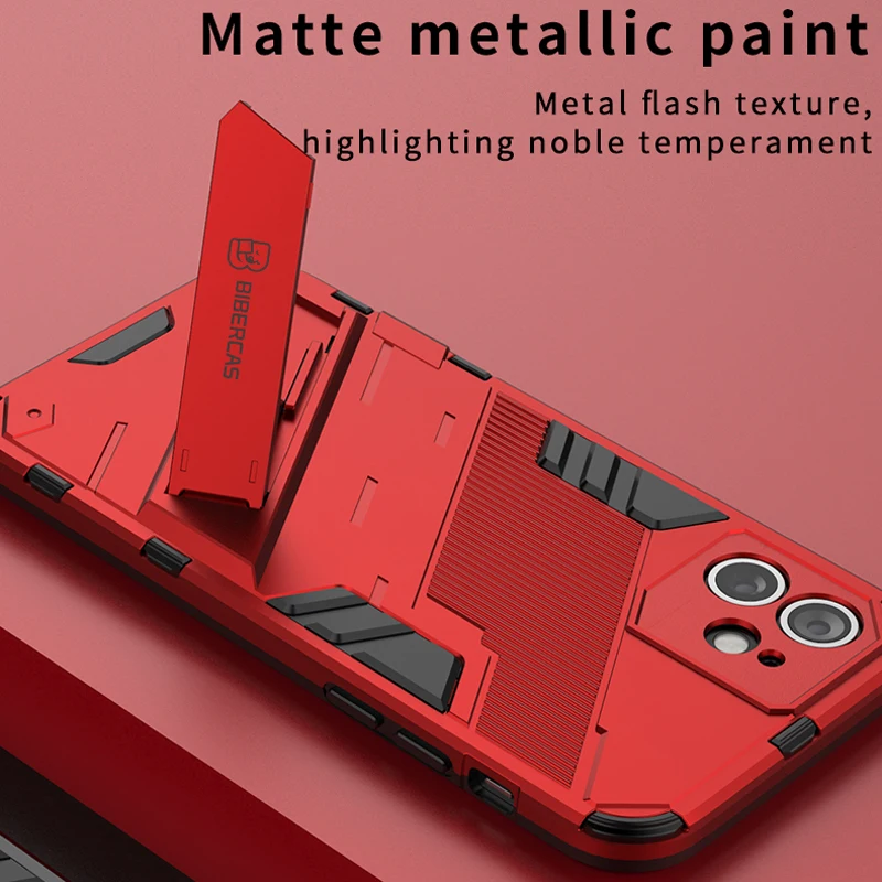 For Oppo Reno 4 Lite Case Shockproof Silicone Bumper Holder Stand Armor Hard Back Cover Reno 4 Lite Phone Case For Reno 4 Lite