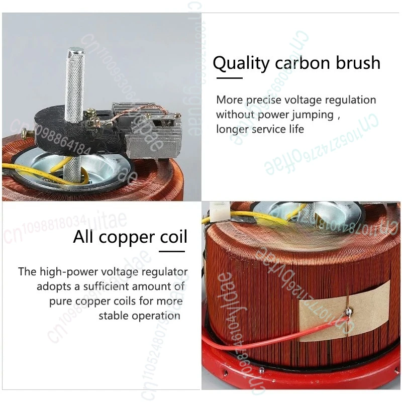 A-PS-3000W 3 KW 220V Variac محول متغير الجهد المنظم مرحلة واحدة قابل للتعديل 0-300V التيار المتناوب تنظيم إمدادات الطاقة #6