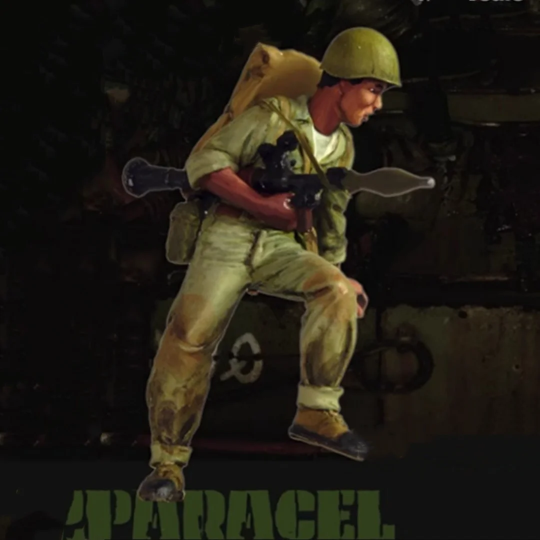 

1/35 Scale Resin Figure Assemble Model Kit War artillery soldier Unassembled and Unpainted 3D printing DIY toy 755