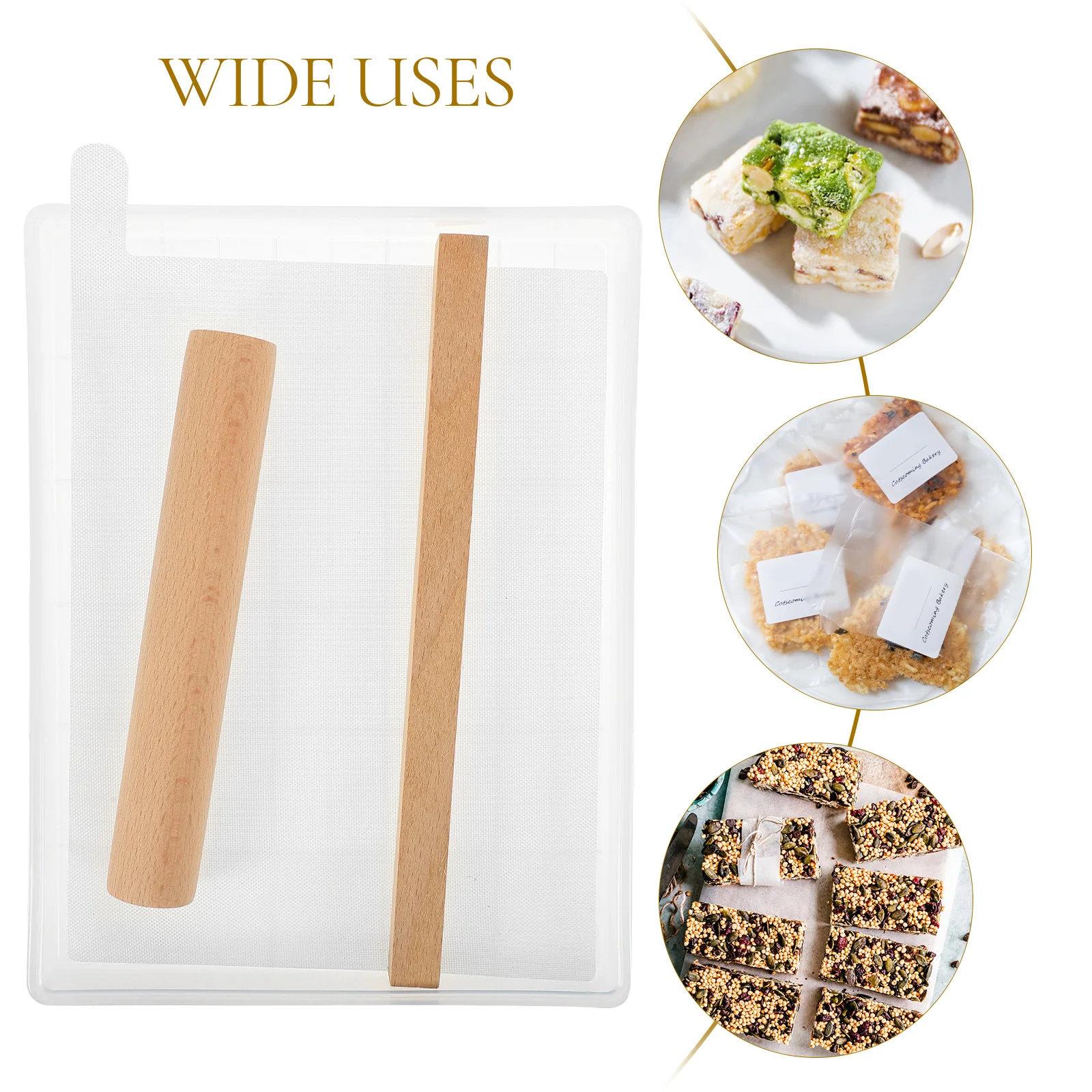 

1 Set Nougat Candy Making Mold Non-Stick Baking Tray Tool For Chocolate Diy Snowflake Crisp Molds Pastry Candy Supplies Handmade