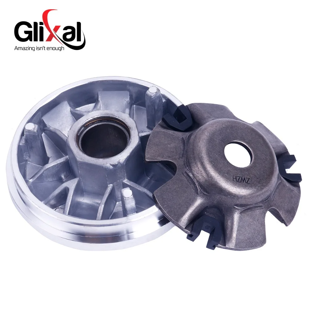 GY6 125cc 150cc Variator Kit Front Clutch Drive Pulley with Roller weights for 152QMI 157QMJ Chinese Scooter Moped Go Kart UTV