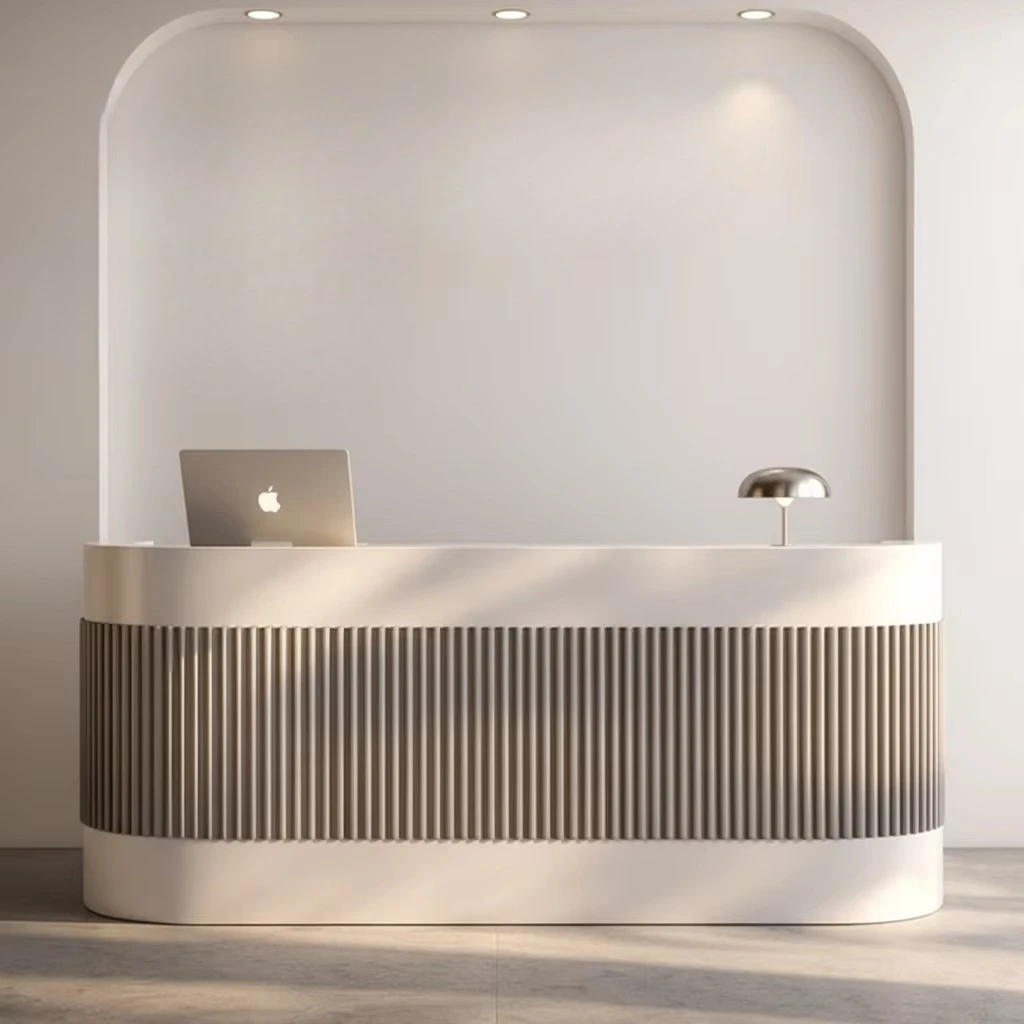 

&c Retro Hotel Guesthouse Reception Desk Company Reception Desk High-end Beauty Salon Club