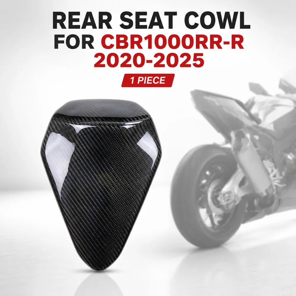 Rear Seat Cowl Pillion Cover Carbon Fiber Tail Seat Hump for Honda CBR1000RR-R CBR1000RRR 2020-2025 Motorcycle Accessories
