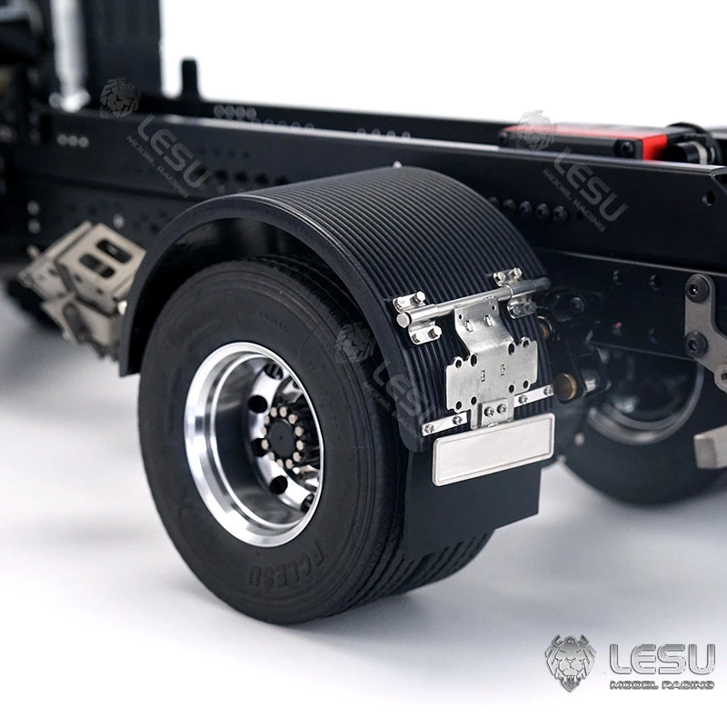 Fender LESU for 1/14 Model Toy Dump Truck Metal Modification Parts Semicircular Taillight Frame S-1267 Truck DIY Accessory Toy