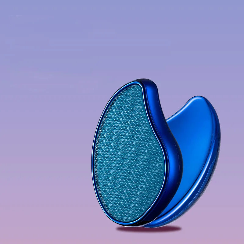 6 قطعة ماكينة تشذيب القدم اليدوية من الزجاج النانو إزالة الجلد الميت فرك الكعوب المقطوعة يمكن غسلها فرك القدم وأدوات الباديكير