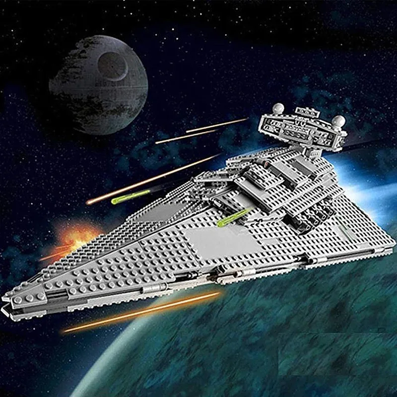 Miniso Disney  In Stock 1391PCS Star Destroyer Building Blocks Compatible 75055 Wars Toy Bricks Puzzle Children’s Christmas Gift