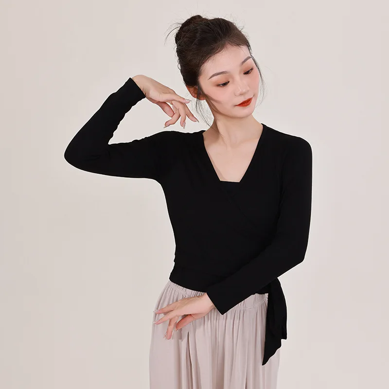 Abiti da ballo, top, abiti da pratica di danza moderna da donna, cinghie, vestiti sottili per il corpo, abiti da allenamento quotidiano per balletto yoga