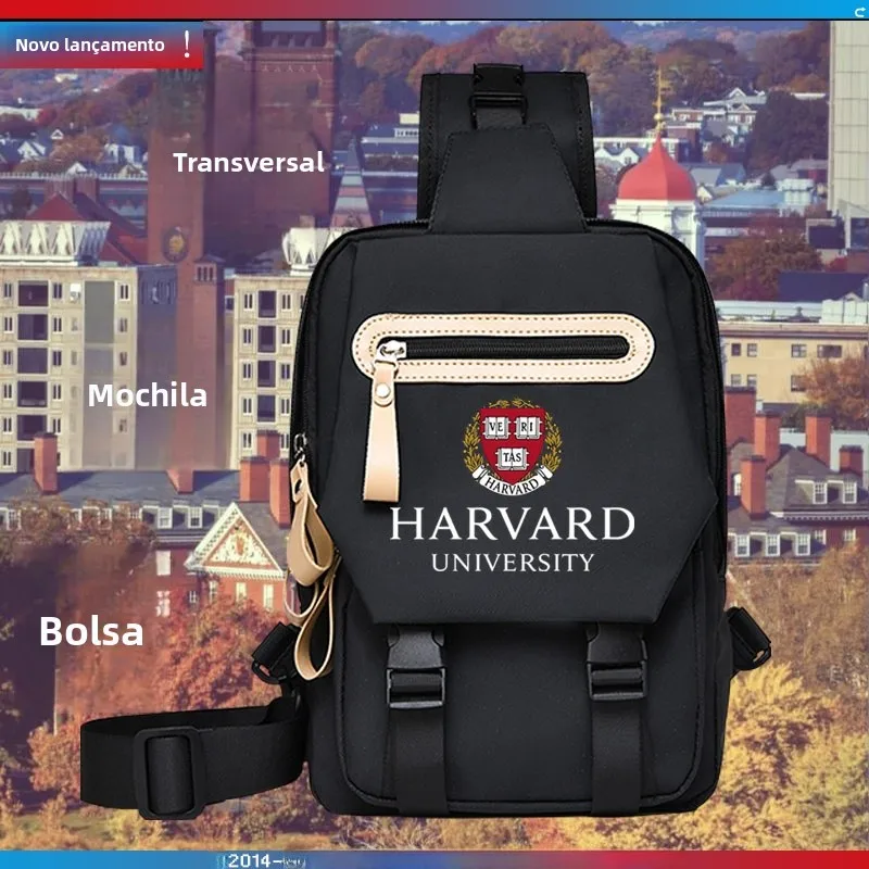 ハーバード大学お土産クロスボディバッグポータブルカジュアルシングルショルダーバッグアウトドア通勤やレジャーに最適