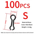 100PCS S Bk