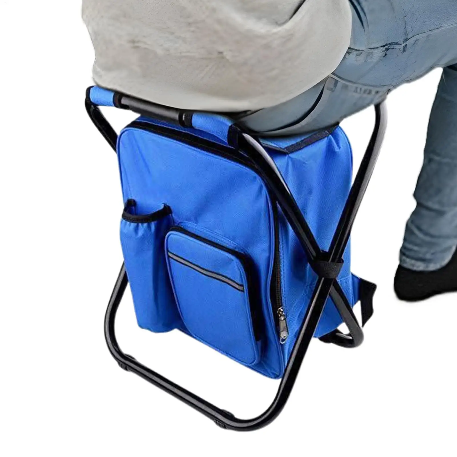 

Outdoor Camping Chair Foldable Chairs For Outside Backpack Cooler Bag Camping Recliner For Hiking Travel Beach Park Festival