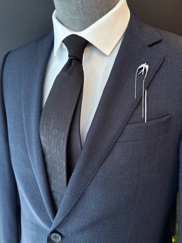 sallivan-silk-tie-gentleman's-texture-floral-embroidery-casual-glossy-busin-casual-gift-red-blue-bla-bow-tie