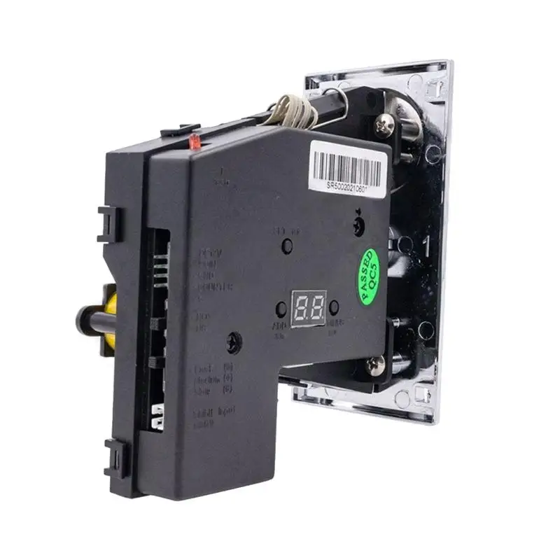 Aceptor moeda arcadas 8 slots moeda ajustáveis aceitadores moedas programáveis D2RC