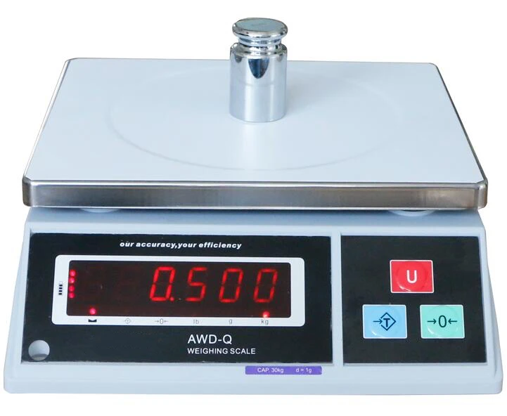 

30kg 15kg 6kg 3kg table top digital weighing scale