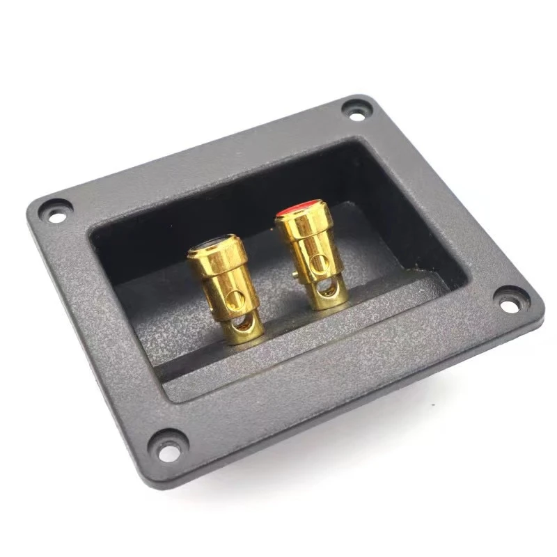 1PCS Car Audio Speaker Wooden Box Empty Speaker Accessories Test Speaker Junction Box Clip Junction Post Spring Type Card
