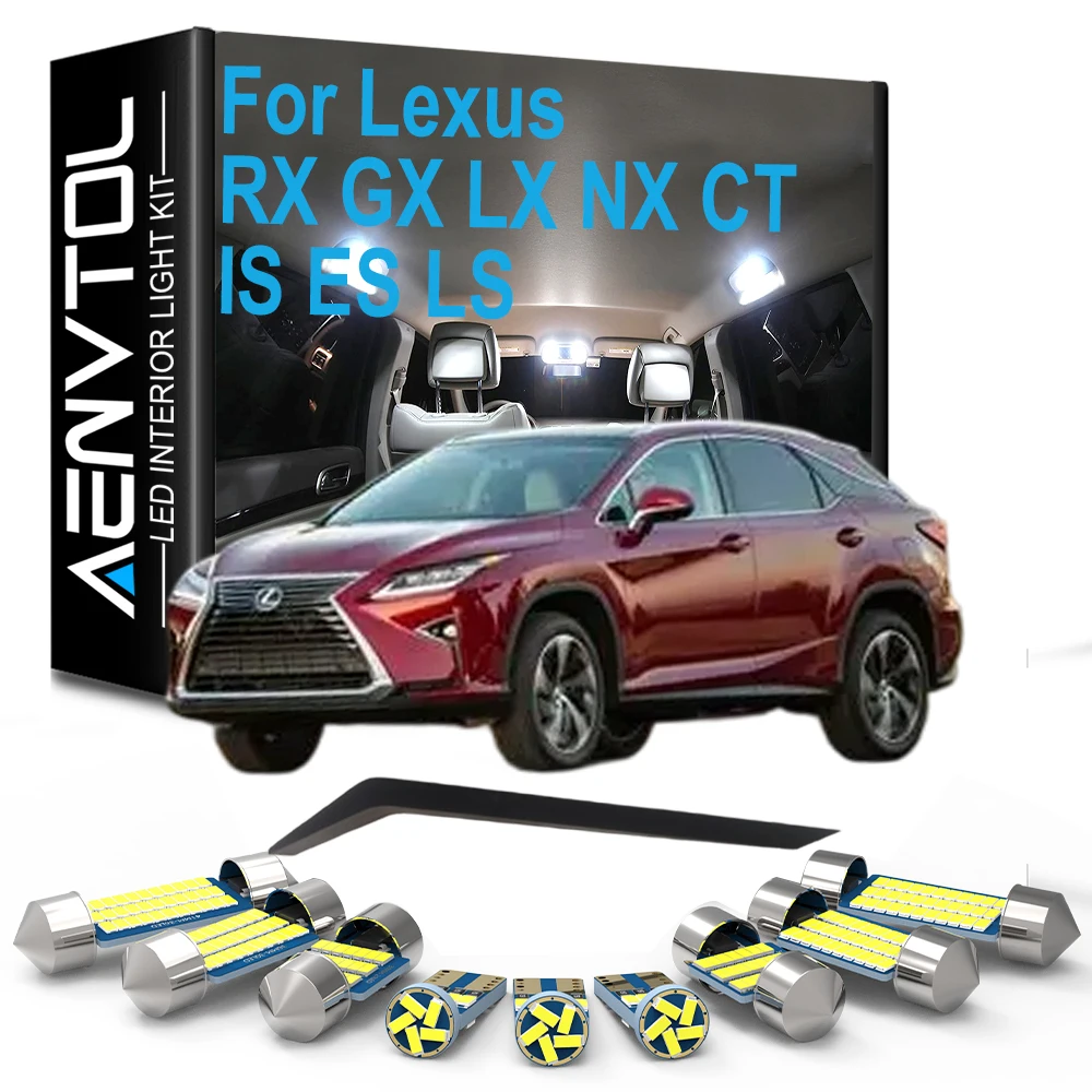 LED Interior Light Kit For Lexus RX GX LX NX CT IS ES LS 200 250 300 350 400 430 450 460 470 570 200h 300h 400h 450h 200t