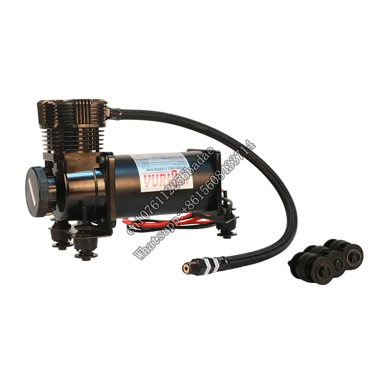 200PSI Portable DC 12V Air Ride Suspension Kits for Cars 4X4 Off-road Silent   Compressor