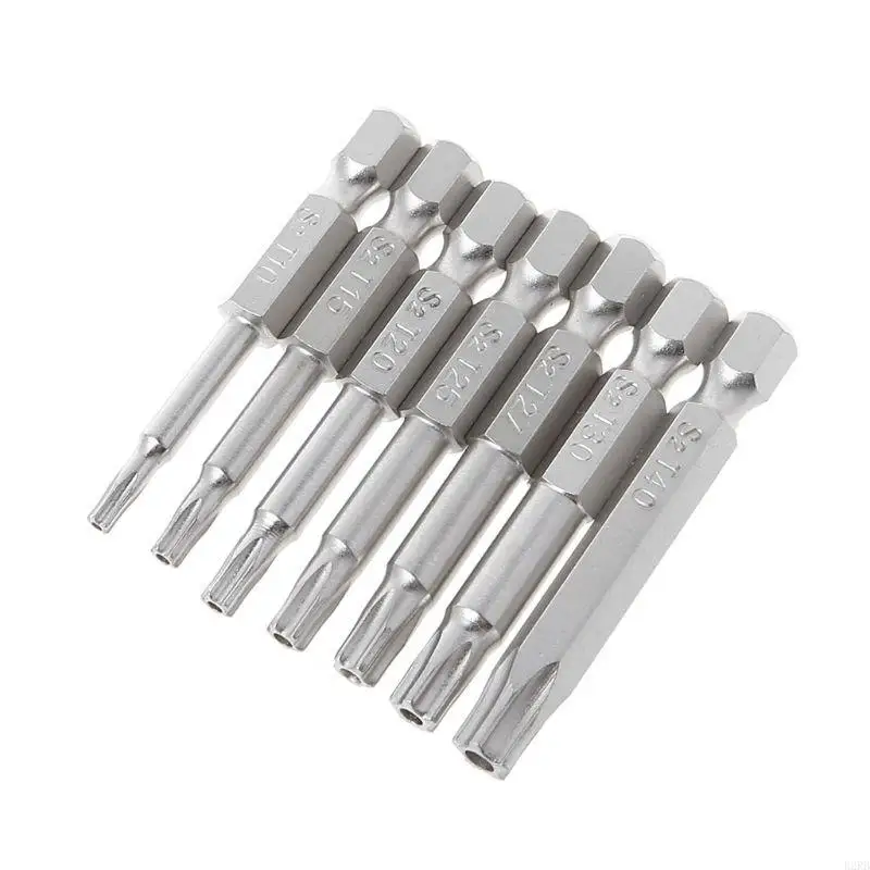 B2RB 7pcs Star Tranzing Bits Cacciavite Magnetico Strumenti manuali a cinque punte Bor