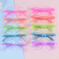 5pcs Glow in The Dark Glasses Kids Birthday Party Favors Neon Party Decoration Supplies Christmas Wedding Luminous Props Gifts
