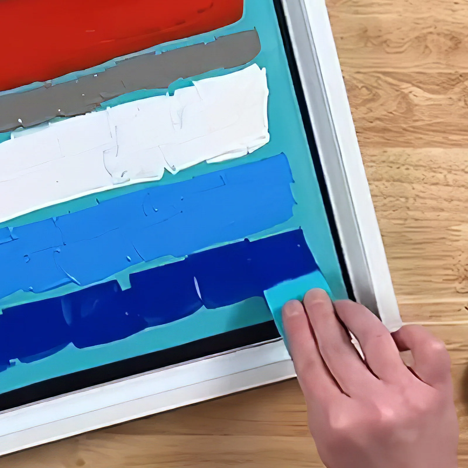 2pcs Squeegee For Screen Printing Rubber Scraper Durable Fabric Ink Squeegee Hand Printing Tool Art Supplies Accessory