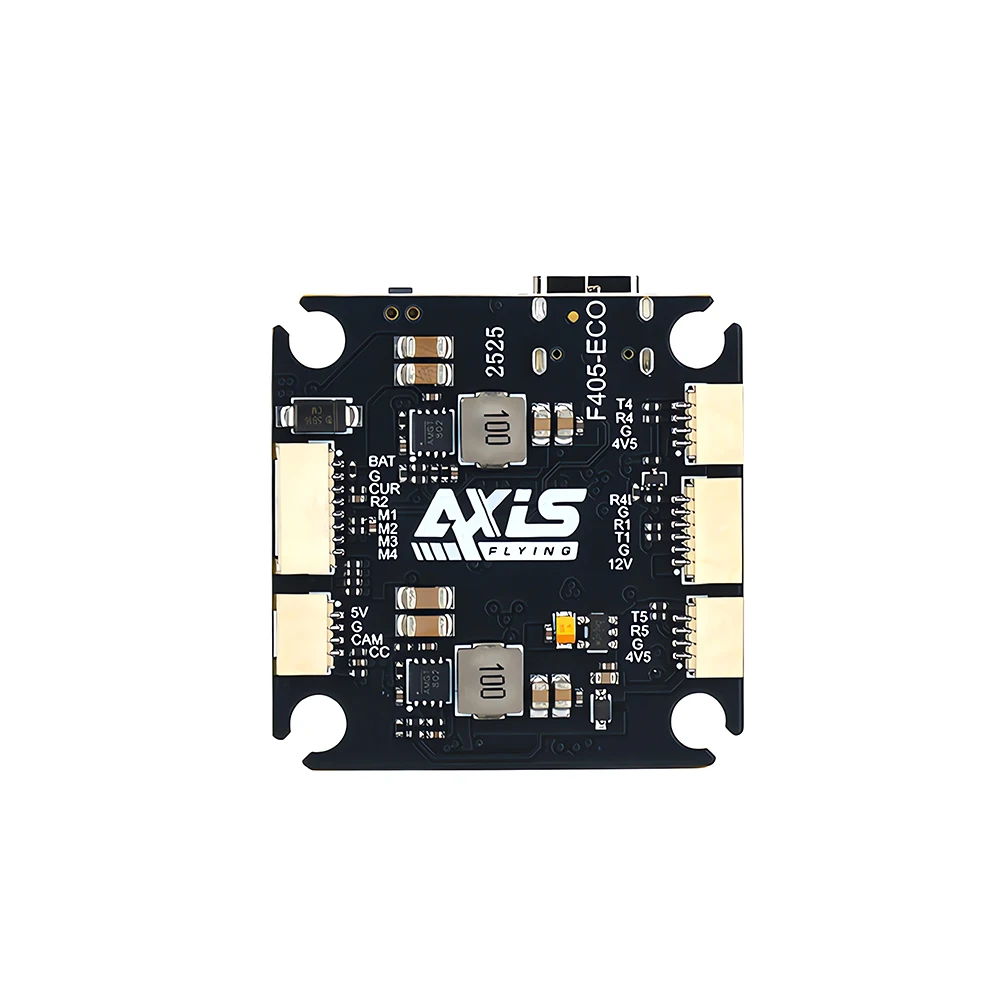 AeroPartsAxisflying ECO F405 FC 4-8S Flight Controller 30.5*30.5mm for FPV Freestyle Drone Model