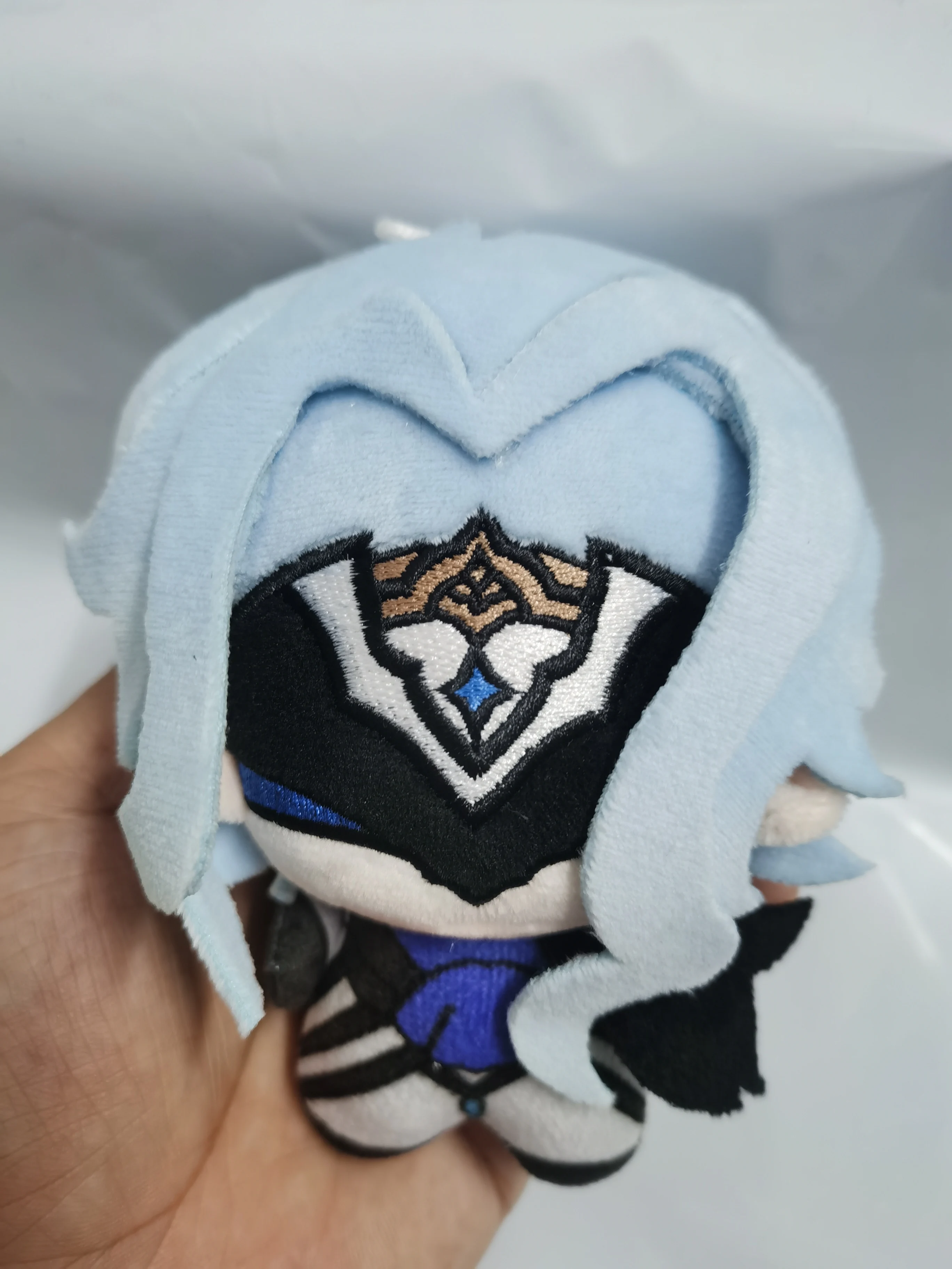 In Stock 12cm Cool Genshin Impact The Doctor‌ Zandik Il Dottore Cartoon Plush Toys Cosplay Cute Anime Game Keychain Plushie Doll