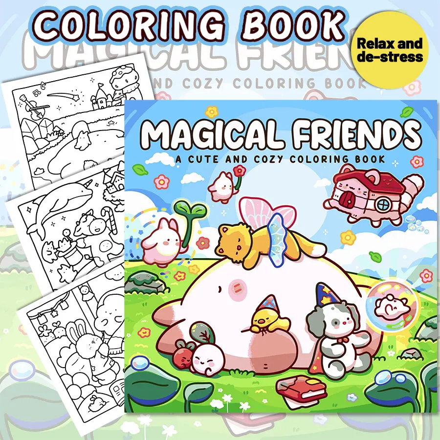 성인 색칠하기 책 모음 기발한 패턴 이야기, 부모를 위한 간단한 색칠 - 집에서 DIY 재미