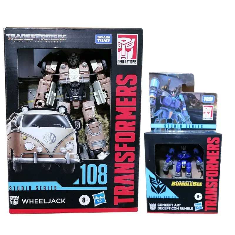 Hasbro Transformers Rise of The Beasts SS108 Wheeljack Decepticon Rumble Doll Gifts Toy Model Anime Figures Collect Ornaments