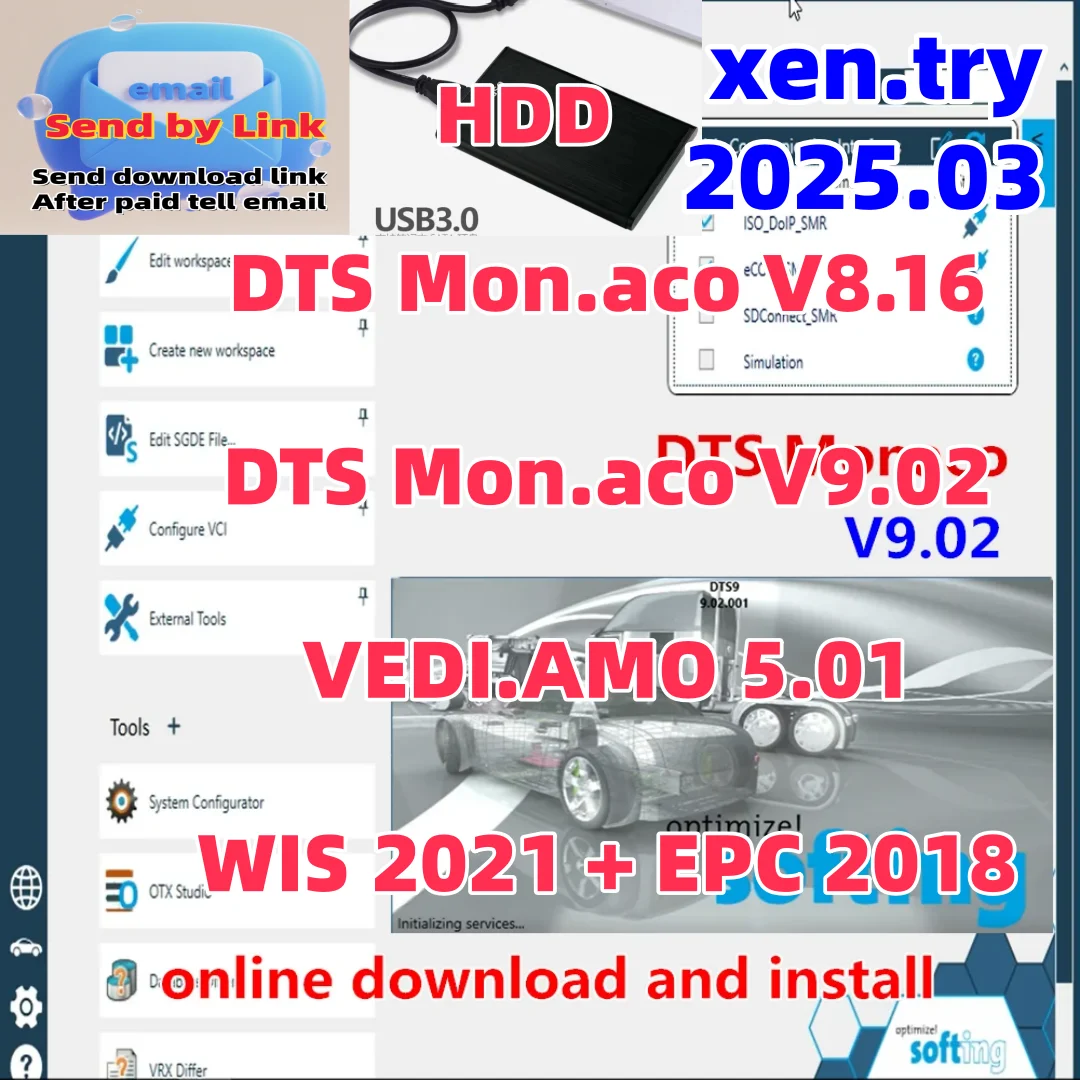 

2025.03 XDOS Xentry XPT 2023 WIS/ASR EPC Workshop Vediamo 5.01 база данных DTS Monaco V8.16 V9.02 для инструментов mb star c4/c5