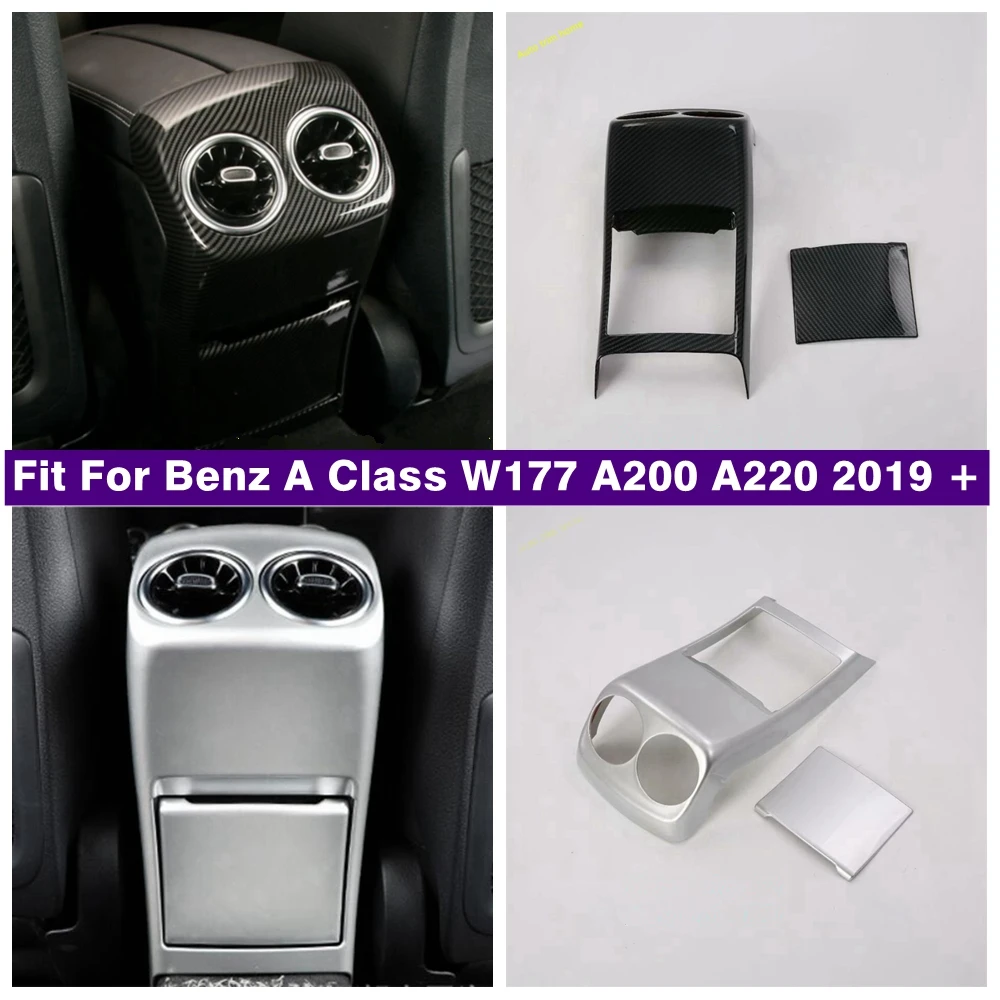 

ABS Armrest Box Air Outlet AC Vent Anti Kick Decor Panel Cover Trim For Benz A Class W177 A200 A220 2019 - 2024 Car Accessories