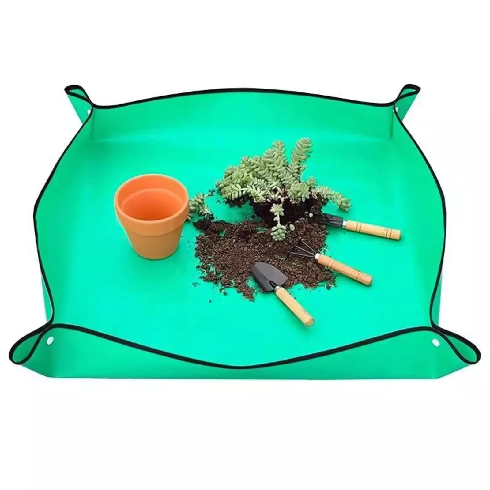 

1 шт. коврик для посадки садовый коврик для горшков складной водонепроницаемый садовый коврик для цветочного горшка коврики для пересадки