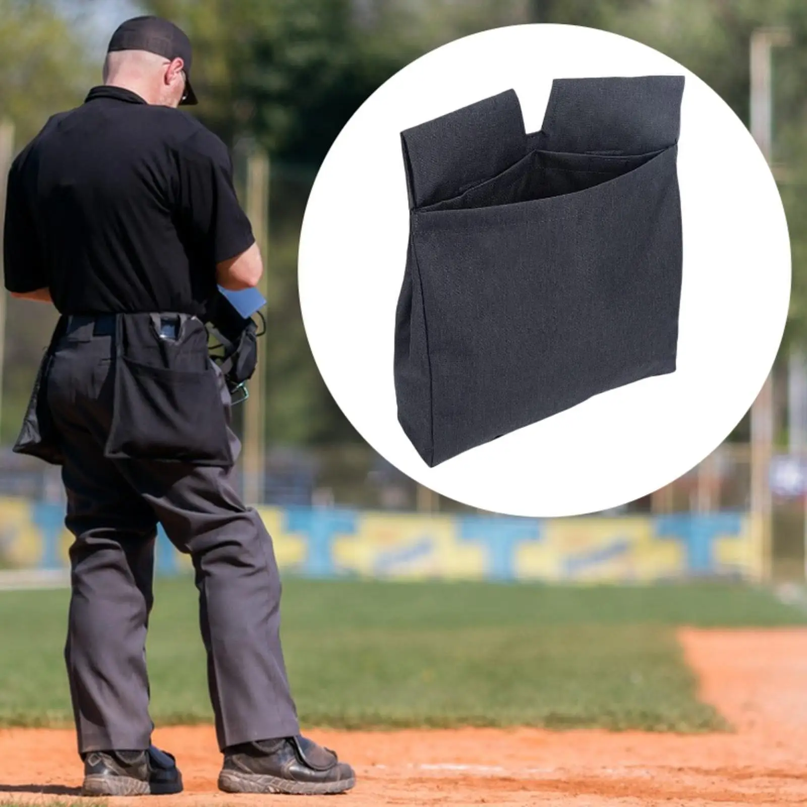 

Umpire Ball Bag Storage Polyester Accessories Sports Referee Portable Pouch Equipment Umpire Gear Professional Softball Bag