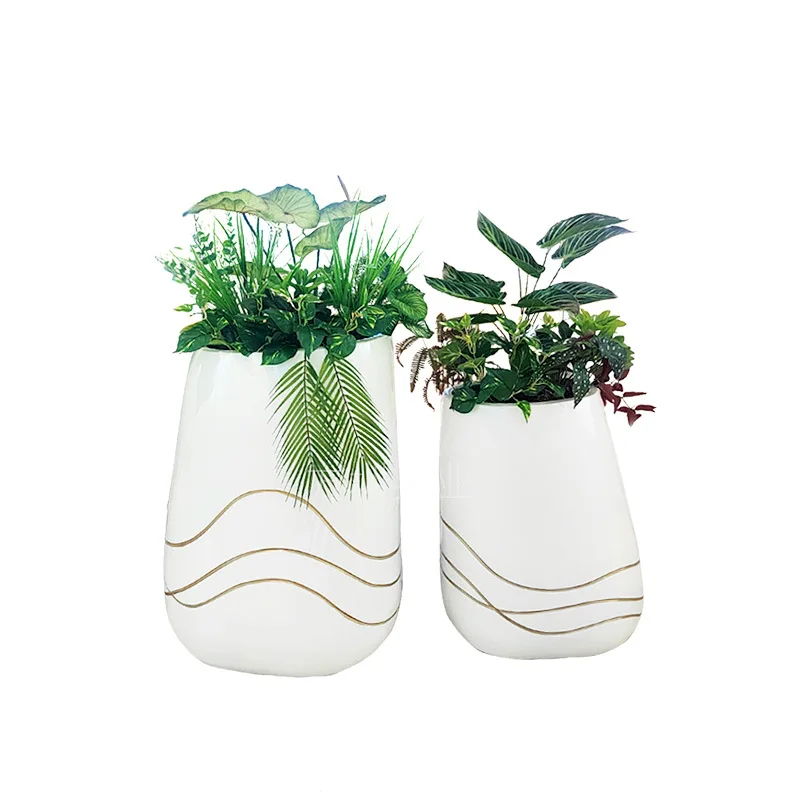 

FRP, flower pot, shopping mall, hotel, landscape, beauty and Chen, sales center, creativity