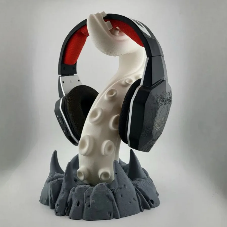 クトゥルフスタイルのタコ触手ユニバーサルヘッドホンハンガー3dプリントeスポーツデスクトップスタンド家の装飾品