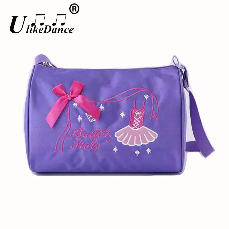 UlikeDance Dance Bag for Girl Dance Ballet Bags For Children Ballet Tutu Ballerina Shoulder Bag Kid Embroidered Dancing Handbags