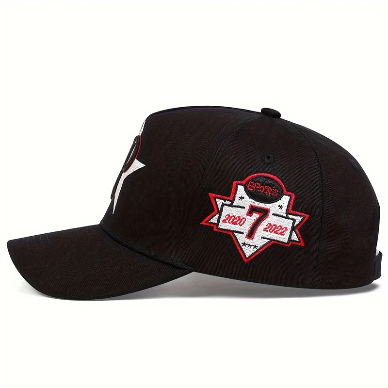 P Letter Pentagram Side 7 Embroidery Baseball Cap Hip Hop Snapback Hat Unisex Trucker Caps Men Women Outdoor Sun Hats Gorras - view 4