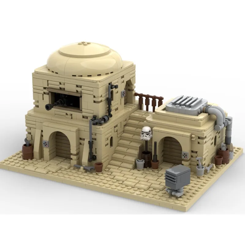 

NEW 1144PCS Famous Star Movie Series MOC Tatooine Desert House Models Creative Ideas ChildrenToy Birthday Gift Building Blocks