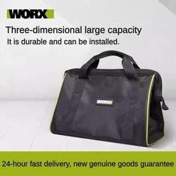 Worx 16 inch Tool Storage Cloth Bag WA1585 Multi-Function Tool Bag Oxford Cloth Portable Electrician Bag Power Tool Handbag Kit