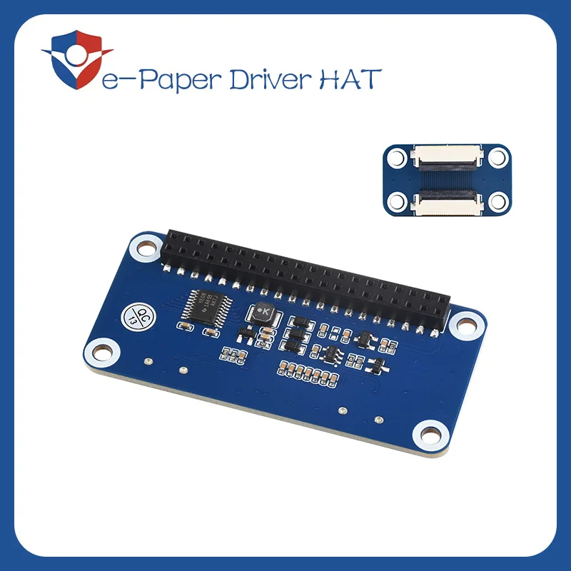 Waveshare Universal e-Paper Raw Panel Driver HAT Supports Most Waveshare SPI E-Paper Raw Panels For Raspberry Pi Jetson Nano Ard