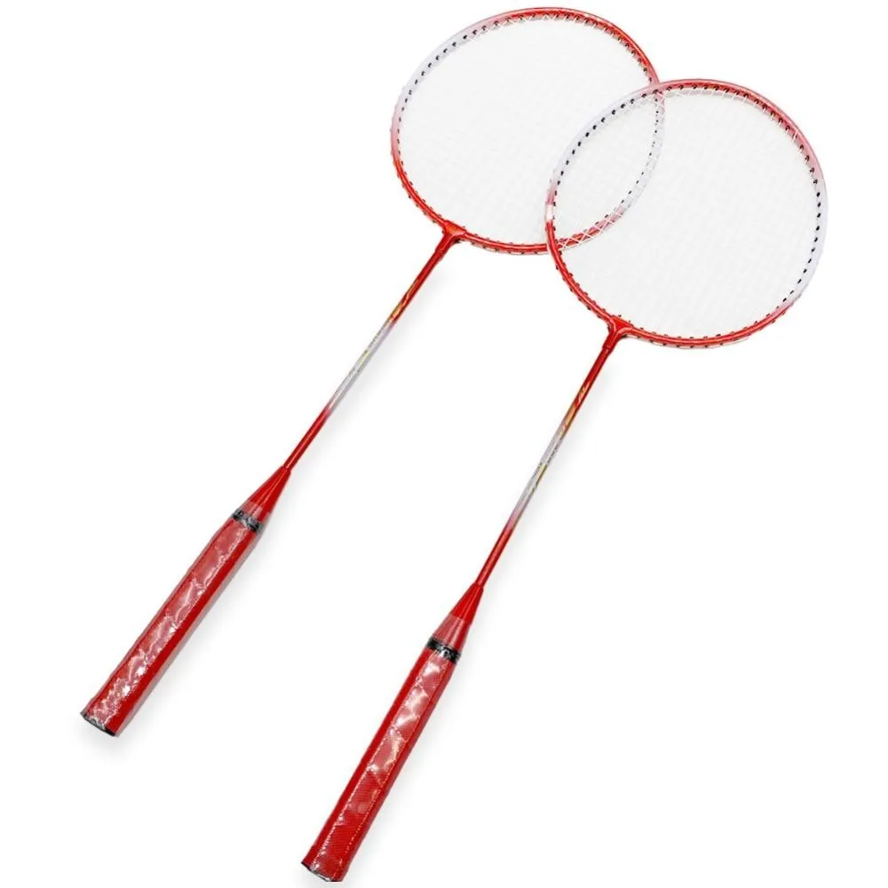 Profession elle Badminton schläger Feder bälle und Trage tasche Set Doppel Badminton schläger Set Indoor Outdoor Speed Sport