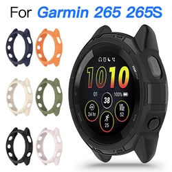 Funda para Garmin Forerunner 265 265S, cubierta protectora antiarañazos para Garmin 265 265S, fundas de silicona suave, accesorio de carcasa