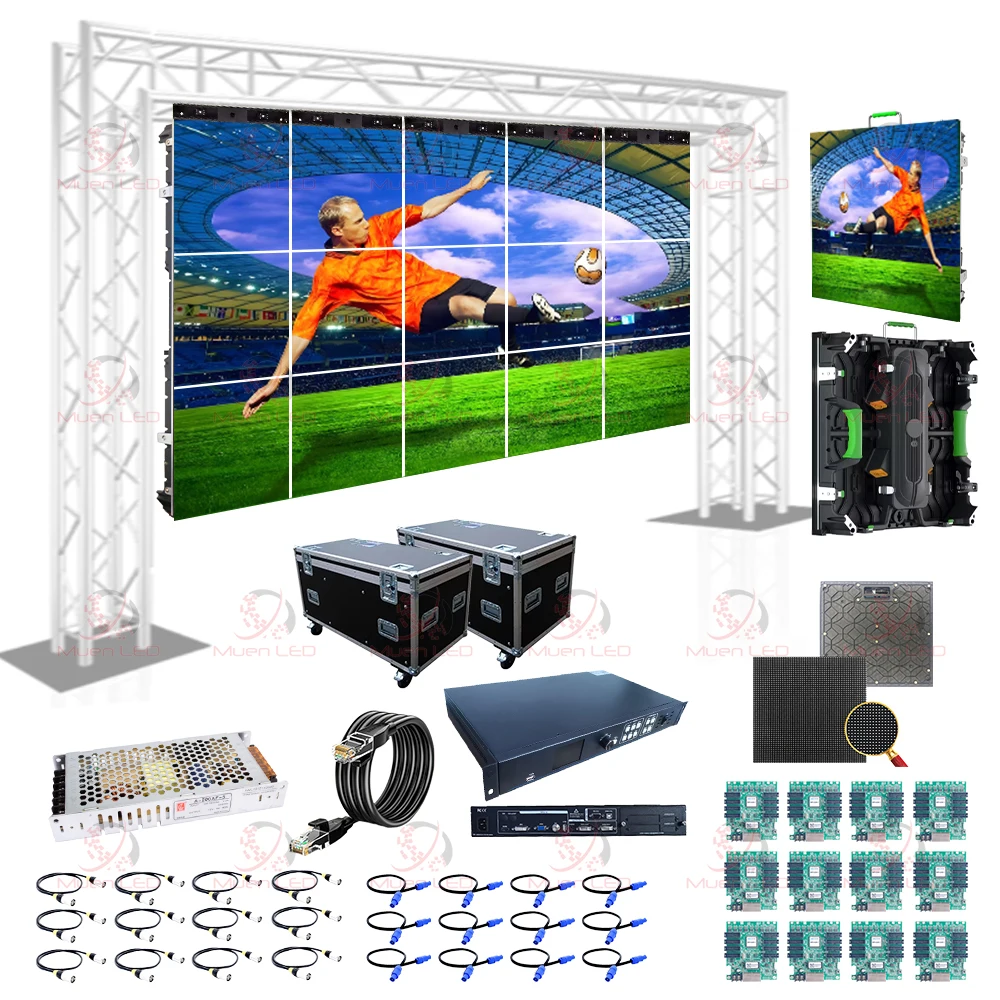 

ARD4.81Outdoor Rental LED Panel Full Color 500x500 Seamless Splicing Event Stage Background Cabinet Led Muenled