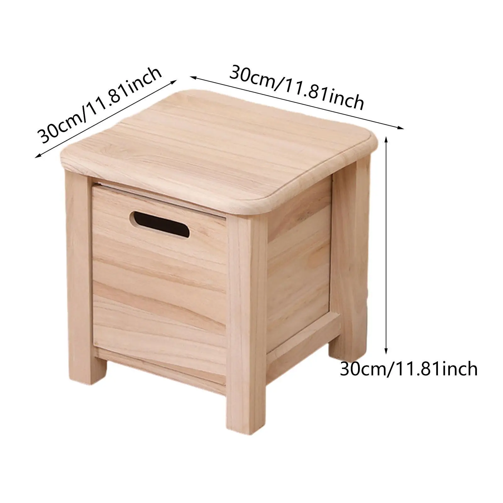 Bangku Kayu untuk Penyimpanan dan Penggantian Sepatu dengan Laci untuk Penggunaan di Dalam Ruangan