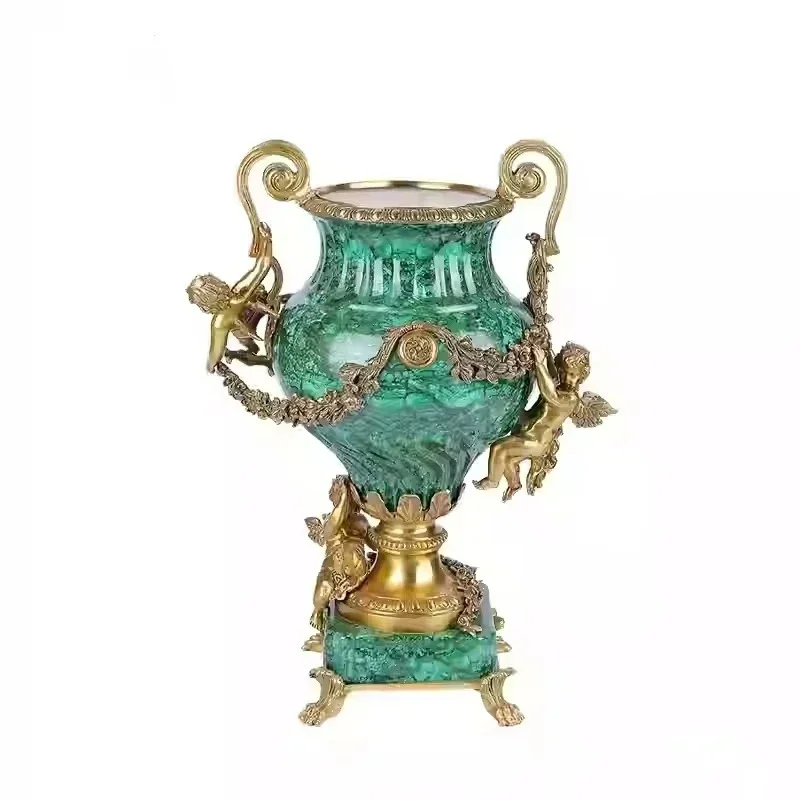 Ceramic tall giant floor-to-ceiling vase large European style, home decoration floor-to-ceiling vase luxury living room